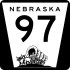 Nebraska Highway 97 marker