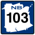 Route 103 shield
