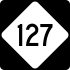 NC Highway 127 marker
