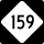 NC Highway 159 marker