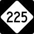 NC Highway 225 marker