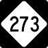 NC Highway 273 marker