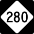 NC Highway 280 marker