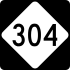 NC Highway 304 marker