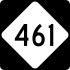 NC Highway 461 marker