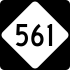 NC Highway 561 marker
