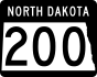 North Dakota route marker