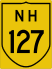 National Highway 127 marker