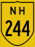 National Highway 244 marker
