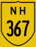National Highway 367 marker