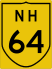 National Highway 64 marker