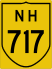 National Highway 717 marker