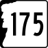 New Hampshire Route 175 marker