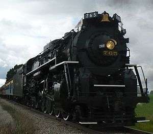 New York Chicago and St. Louis Railroad Steam Locomotive No. 765