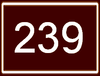 Route 239 shield