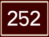 Route 252 shield