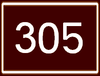 Route 305 shield