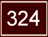 Route 324 shield