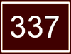Route 337 shield