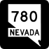 State Route 780 marker
