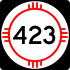 State Road 423 marker