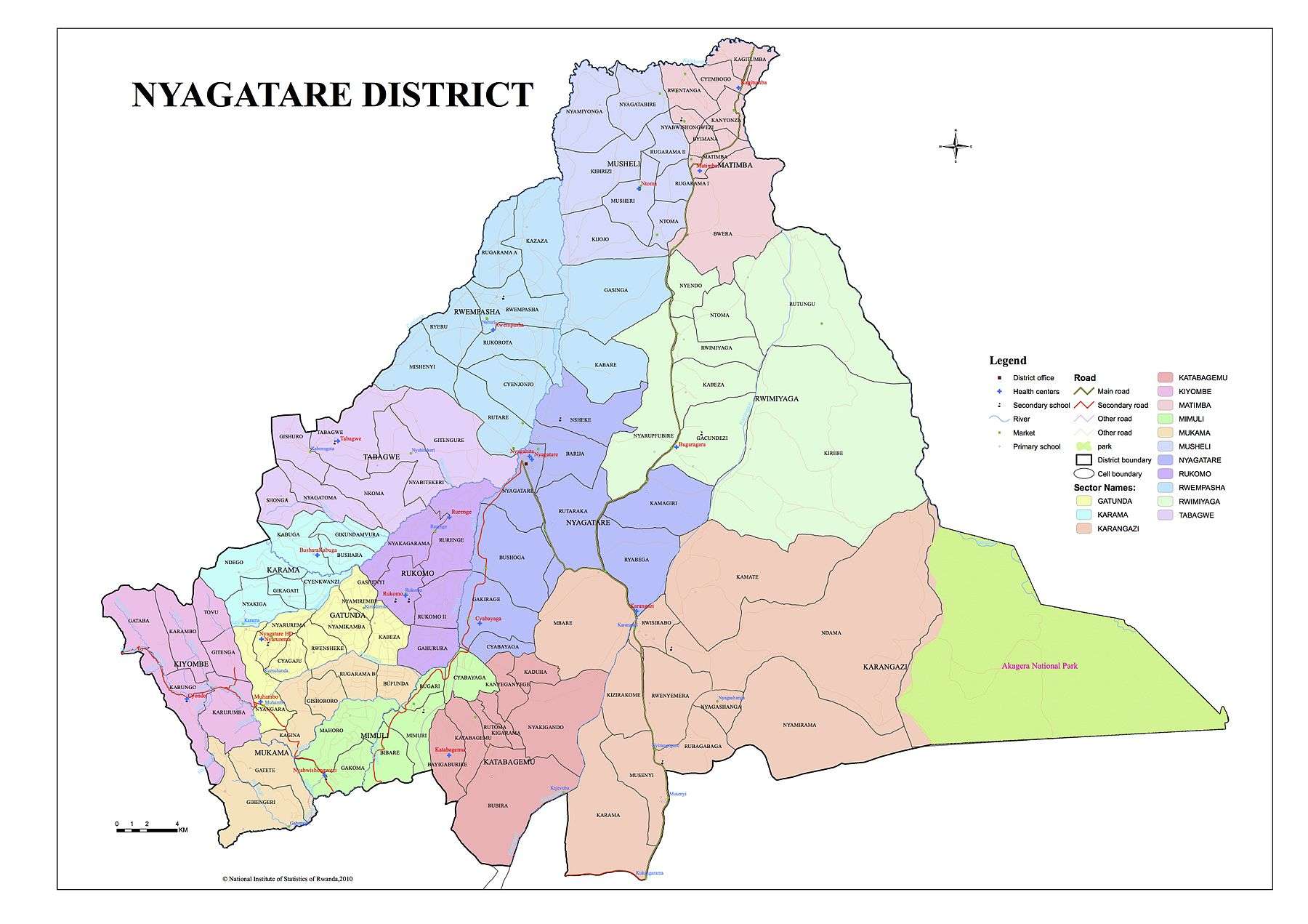 Nyagatare District Map