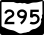 State Route 295 marker
