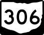 State Route 306 marker