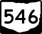State Route 546 marker