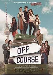 English-language poster for Off Course