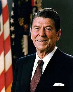 Ronald Reagan, fortieth President of the United States