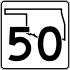 State Highway 50 marker