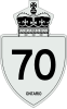 Highway 70 shield