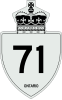 Highway 71 shield