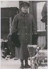Guard Peter Pappin, German prisoner of war Camp 23, Monteith Ontario.