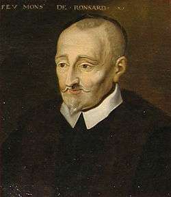 Portrait of Ronsard by an unknown artist, ca. 1620.