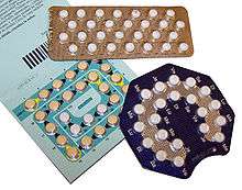 birth control pill packages