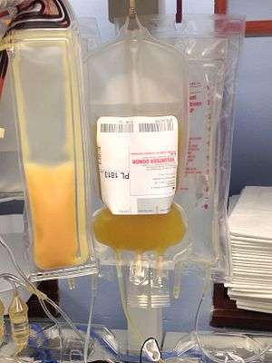 Plasma can be collected simultaneously with a platelet donation.