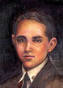 Portrait of Benjamín Zeledón in his youth.