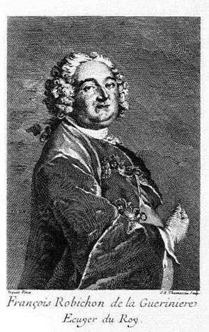 an old engraving of a heavyset man in 18th century clothing