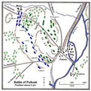 Battle of Pułtusk about 3 PM