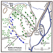 Battle of Pułtusk  about noon