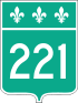 Route 221 shield