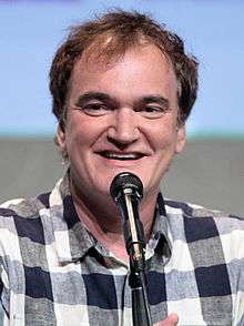 Photo of Quentin Tarantino at the San Diego Comic Con International in 2015.