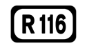 R116 road shield}}