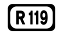R119 road shield}}