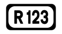 R123 road shield}}