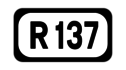 R137 road shield}}