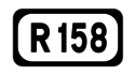 R158 road shield}}
