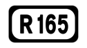 R165 road shield}}